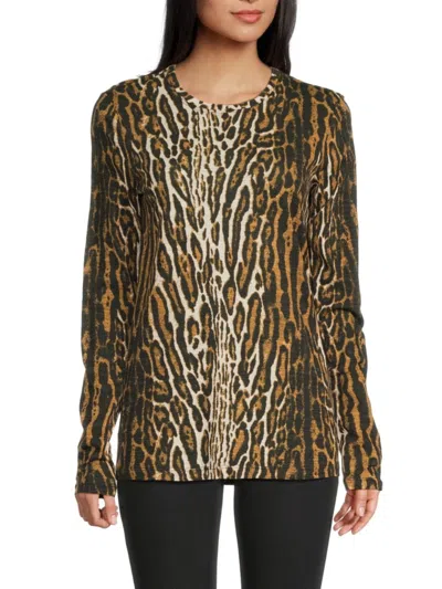 Proenza Schouler Women's Print Top In Brown Multi