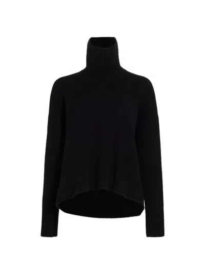 Proenza Schouler Sandra Turtleneck Sweater In Lofty Eco Cashmere In Black