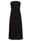 Proenza Schouler Strapless Midi Dress In Black