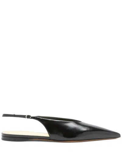 Proenza Schouler Women's Slash Flat Slingbacks In Black