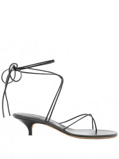 Proenza Schouler Women's Slash Tie Sandals In Black