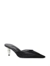 PROENZA SCHOULER WOMEN'S SPIKE TULLE MESH SANDAL IN BLACK