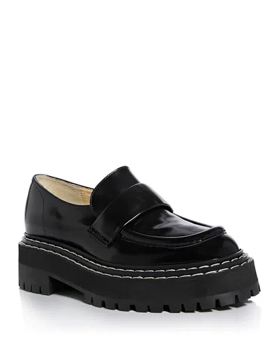 Proenza Schouler Lug-sole Loafers In Black
