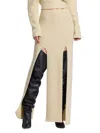 Proenza Schouler Women's Technical Sequin Maxi Skirt In Ecru