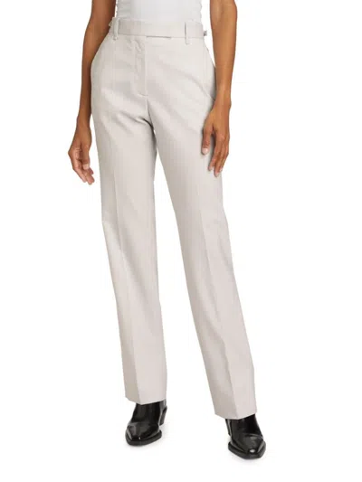 Proenza Schouler Women's Teddy Wool Twill Pants In Neutral