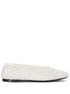 Proenza Schouler Tee Perforated Ballerina Shoes In White