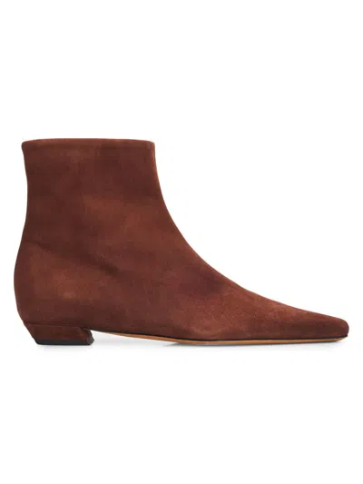 Proenza Schouler Women's Trap 25mm Suede Ankle Boots In Multi