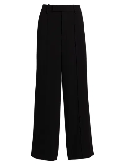 Proenza Schouler Women's Weyes Crêpe Straight-leg Pants In Black