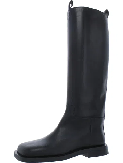 Proenza Schouler Womens Leather Tall Knee-high Boots In Black