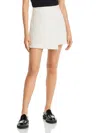 Proenza Schouler Womens Textured Tweed Mini Skirt In White