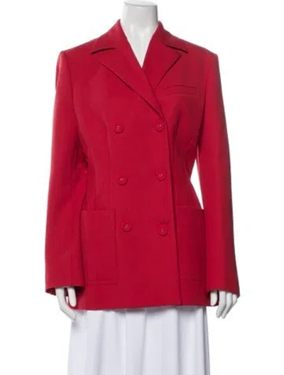 Pre-owned Proenza Schouler Wool Blazer In Red