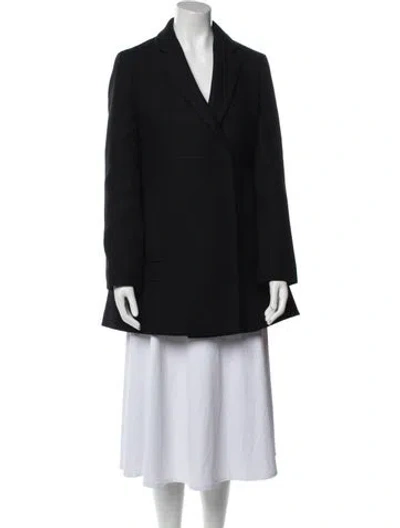 Pre-owned Proenza Schouler Wool Coat In Black