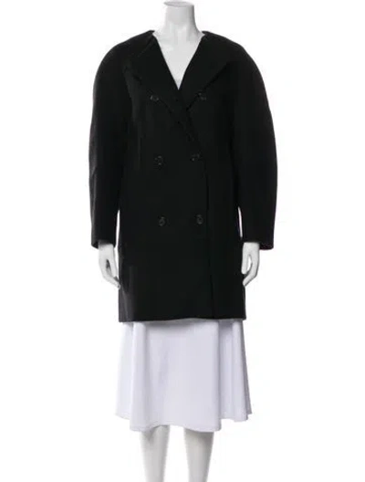 Pre-owned Proenza Schouler Wool Coat In Black
