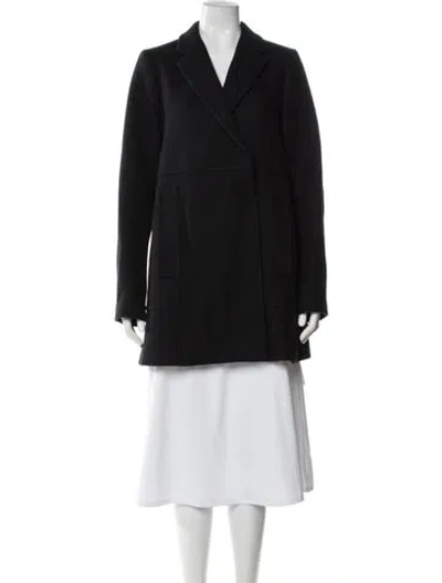 Pre-owned Proenza Schouler Wool Coat In Black