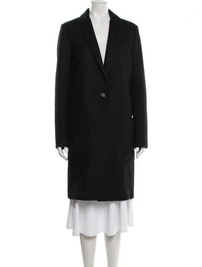 Pre-owned Proenza Schouler Wool Coat In Black