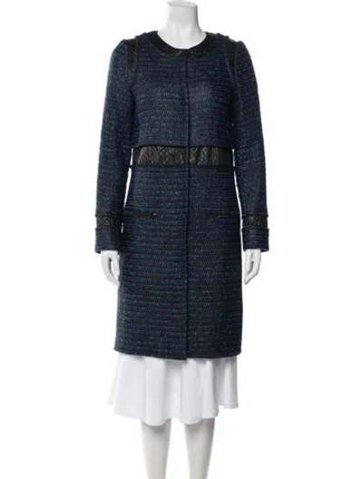 Pre-owned Proenza Schouler Wool Coat In Blue