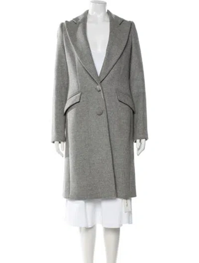 Pre-owned Proenza Schouler Wool Coat In Gray