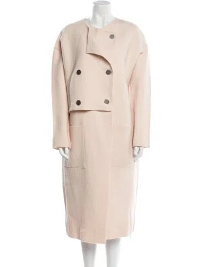 Pre-owned Proenza Schouler Wool Coat In Pink