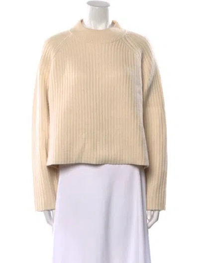Pre-owned Proenza Schouler Wool Crew Neck Sweater In Neutral