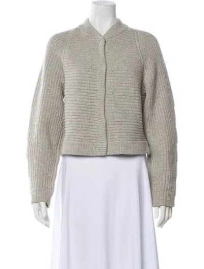 Pre-owned Proenza Schouler Wool Crew Neck Sweater In Neutral