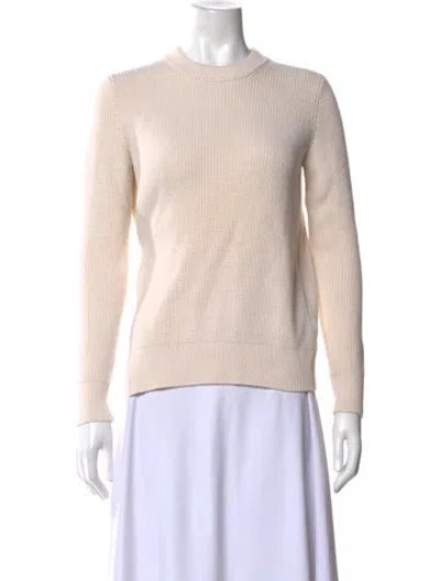 Pre-owned Proenza Schouler Wool Crew Neck Sweater In Neutral