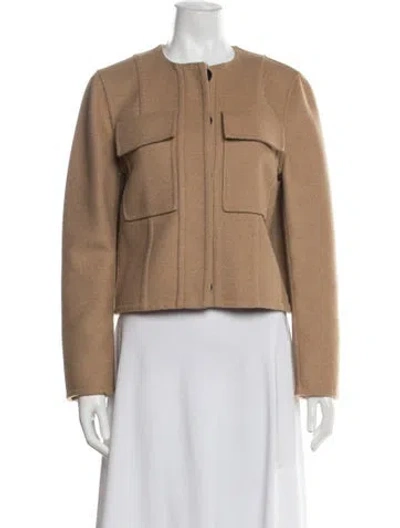 Pre-owned Proenza Schouler Wool Evening Jacket In Neutral
