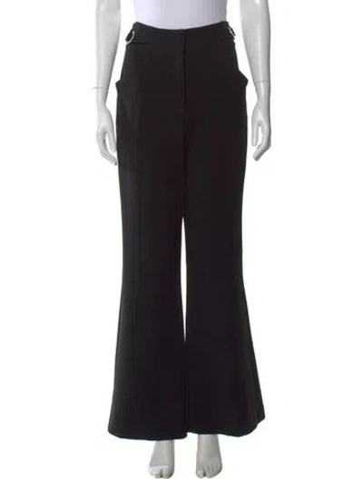 Pre-owned Proenza Schouler Wool Flared Pants In Black