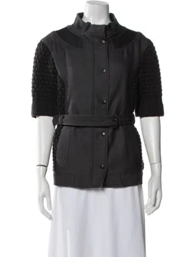 Pre-owned Proenza Schouler Wool Jacket In Grey