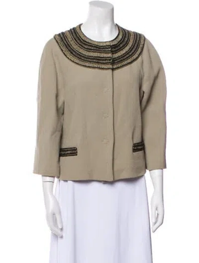 Pre-owned Proenza Schouler Wool Jacket In Neutral