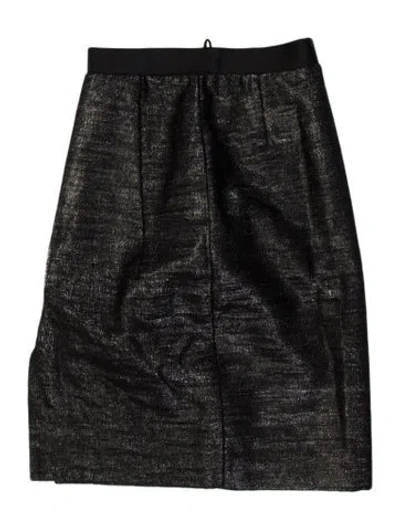 Pre-owned Proenza Schouler Wool Knee-length Skirt In Black