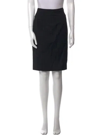 Pre-owned Proenza Schouler Wool Knee-length Skirt In Black