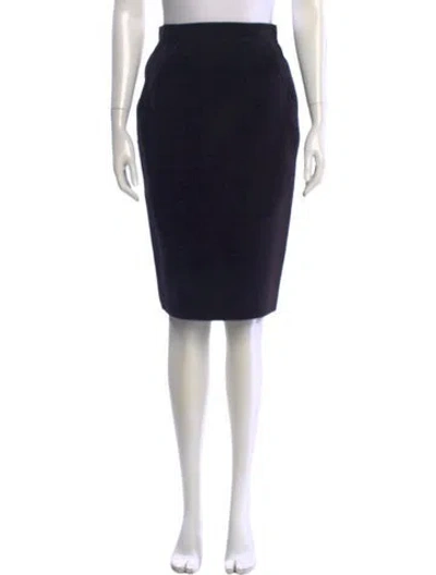 Pre-owned Proenza Schouler Wool Knee-length Skirt In Black