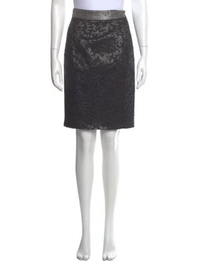 Pre-owned Proenza Schouler Wool Knee-length Skirt In Gray