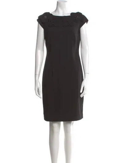 Pre-owned Proenza Schouler Wool Mini Dress In Black