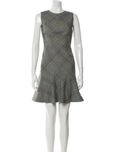 Pre-owned Proenza Schouler Wool Mini Dress In Multi