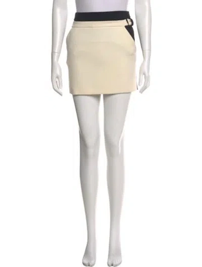 Pre-owned Proenza Schouler Wool Mini Skirt In Black