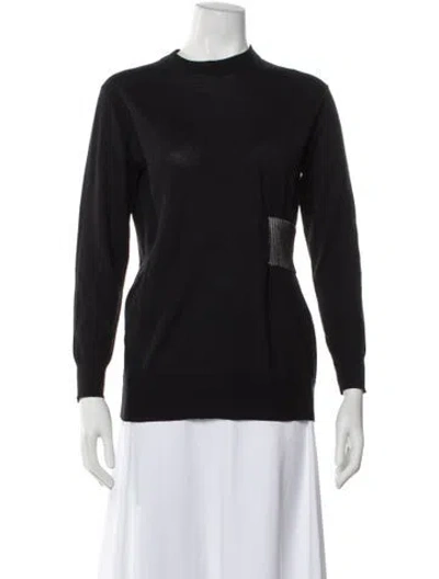 Pre-owned Proenza Schouler Wool Mock Neck Sweater In Gray