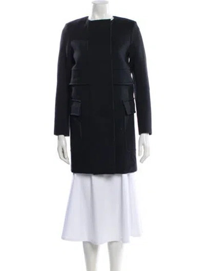 Pre-owned Proenza Schouler Wool Parka In Blue