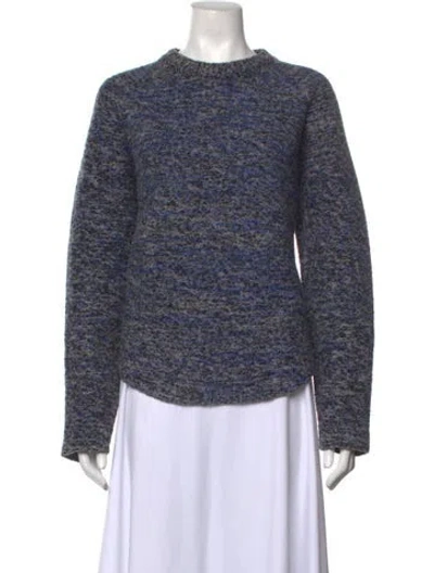 Pre-owned Proenza Schouler Wool Patterned Sweater In Blue
