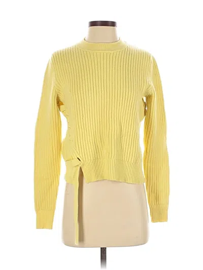 Pre-owned Proenza Schouler Wool Pullover Sweater In Yellow