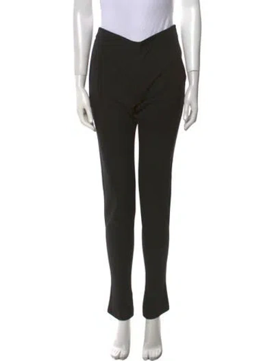 Pre-owned Proenza Schouler Wool Skinny Leg Pants In Black