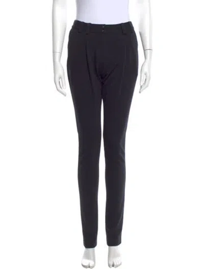 Pre-owned Proenza Schouler Wool Skinny Leg Pants In Blue