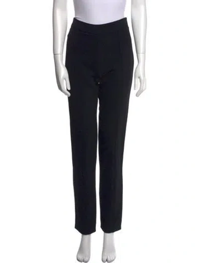 Pre-owned Proenza Schouler Wool Straight Leg Pants In Black