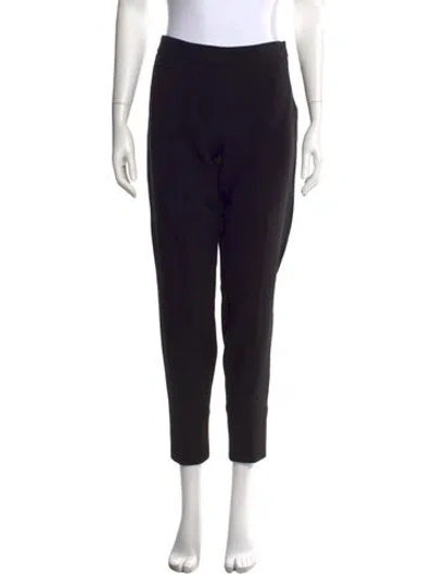 Pre-owned Proenza Schouler Wool Straight Leg Pants In Black