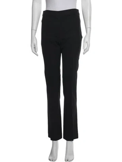 Pre-owned Proenza Schouler Wool Straight Leg Pants In Black