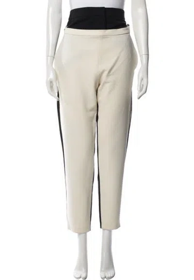 Pre-owned Proenza Schouler Wool Straight Leg Pants In Black