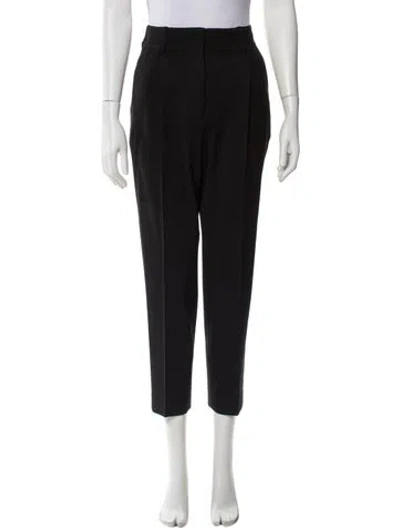 Pre-owned Proenza Schouler Wool Straight Leg Pants In Gray