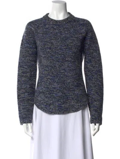 Pre-owned Proenza Schouler Wool Striped Sweater In Blue