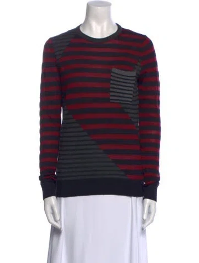 Pre-owned Proenza Schouler Wool Striped Sweater In Multi