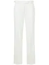 Proenza Schouler Wool Tailored Trousers In White